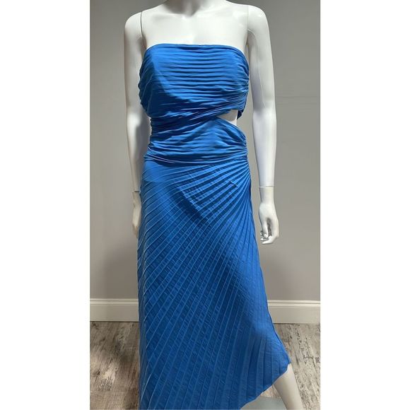 A.L.C. Blue Strapless Dress - Picture 8 of 13